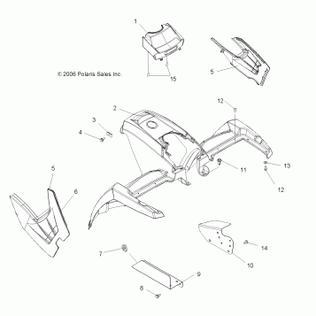 CAB, FRONT - A07TH76AU/TN76AF/AL/AU (49ATVCAB07X2800)