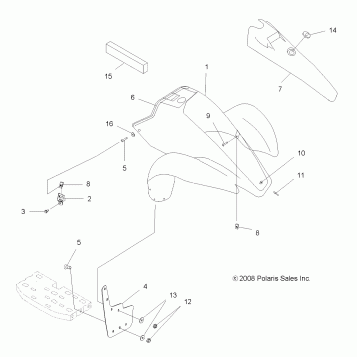 BODY, FRONT CAB - A08BA32AA (49ATVCAB08TB)