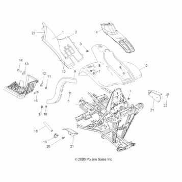 CAB, FRONT - A07CL50AA (49ATVCAB6X6)