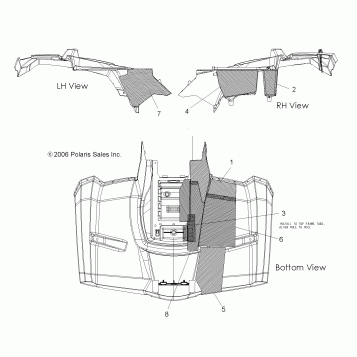 CAB, REAR, FOIL - A07LB27AA/AC/LH27AA/AB/AC/AD/AL (49ATVCABFOIL07HAWK)