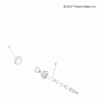 ENGINE, CHOKE CABLE - A08BA32AA (49ATVCABLE08SCRAM)