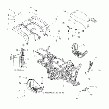 CAB, REAR and SEAT - A07MH68AX/AY/AZ (49ATVCABRR07700)