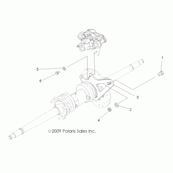 BRAKES, REAR CALIPER MOUNTING - A13NA32AA (49ATVCALIPERMTG10TB)