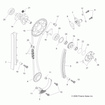 ENGINE, TIMING VALVE - A07GP52AA/AB (49ATVCAMCHAIN07OUT525)