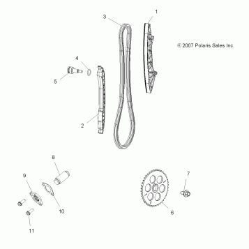 ENGINE, CAM CHAIN - A14ZN8EAB/C/I/M/P/S (49ATVCAMCHAIN09Q60)