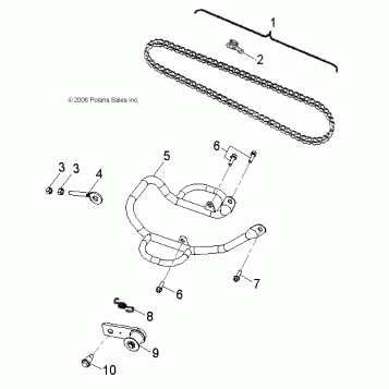 CHAIN - A07KA09AA/AB/AD (49ATVCHAIN07OTLW90)