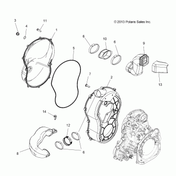 BODY, CLUTCH COVER - A16SVE95AA/AM