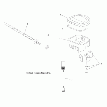 STEERING, CONTROLS and THROTTLE ASM. and CABLE - A08MN50AF/AN/AQ/AR/AS/AT/AW/AX (49ATVCONTROLS08EFI)