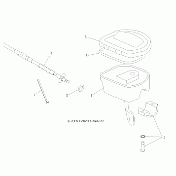 STEERING, CONTROLS and THROTTLE - A13NA32AA (49ATVCONTROLS10TBLZR)