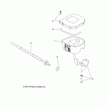STEERING, CONTROLS, THROTTLE ASM. and CABLE - A19SXM95AL