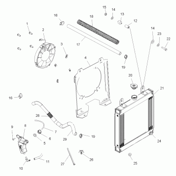ENGINE, COOLING SYSTEM - A08BG50AA (49ATVCOOL08SCRAM)