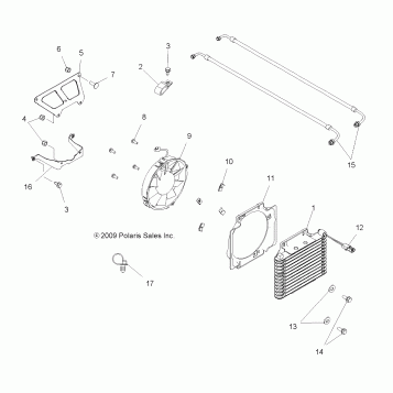 ENGINE, COOLING SYSTEM - A11EA32AA (49ATVCOOL10BOSS)