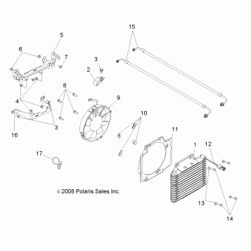 ENGINE, COOLING SYSTEM - A13NA32AA (49ATVCOOL10TBLZR)