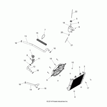 ENGINE, COOLING SYSTEM - A15SAA32EH (49ATVCOOL15SPETX)