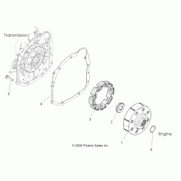 DRIVE TRAIN, DRIVE COUPLER - A10DX55AL/AF (49ATVCOUPLER09SPXP550)