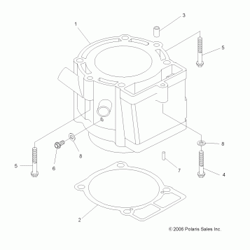 ENGINE, CYLINDER - A11GP52AA (49ATVCYLINDER07OUT525)