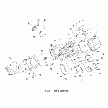 ENGINE, CYLINDER and HEAD - A09LH46AQ/AX/AZ (49ATVCYLINDER08SP400)