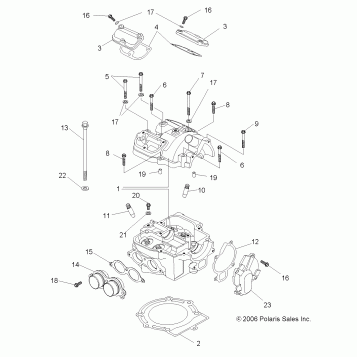 ENGINE, CYLINDER HEAD - A11GP52AA (49ATVCYLINDERHD07OUT525)