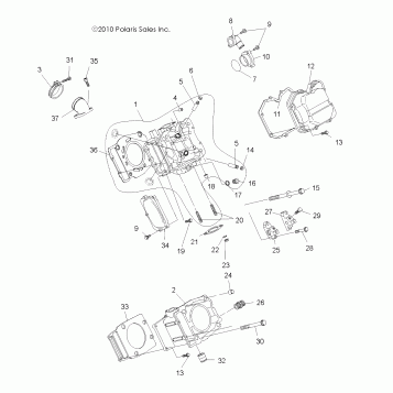 ENGINE, CYLINDER and HEAD - A11NG50AA (49ATVCYLINDERHD11SCRAM)