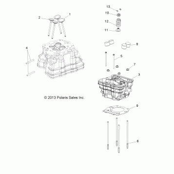 ENGINE, CYLINDER HEAD - A16DAA32A1/A7 (49ATVCYLINDERHD14SP325)