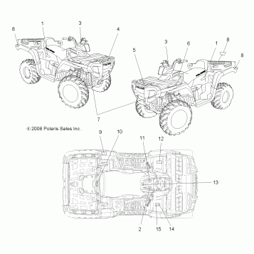 DECALS - A07TH76AU/TN76AF/AL/AU (49ATVDECAL07X2800)