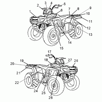 BODY, DECALS - A08FA09AC (49ATVDECAL08SP90AC)
