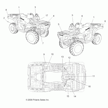 BODY, DECALS - A08TN76AA/AQ (49ATVDECAL08SPX28)