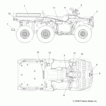 BODY, DECALS - A09CL76AA (49ATVDECAL096X6)