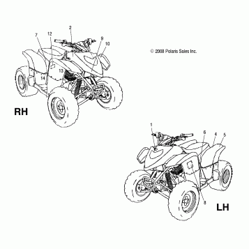 BODY, DECALS - A10PB20EB (49ATVDECAL09PHXQD)