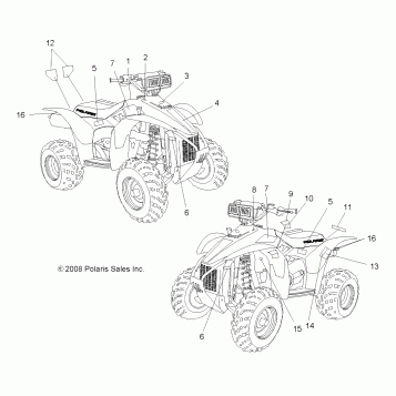 BODY, DECALS - A09BG50AA (49ATVDECAL09SCRAM)