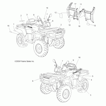 BODY, DECALS - A09MN50ET (49ATVDECAL09SP500TR)