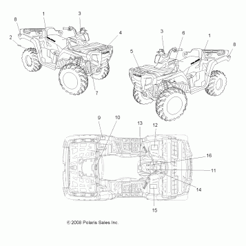 BODY, DECALS - A09TN76AL/AX/AZ (49ATVDECAL09SPX2800)