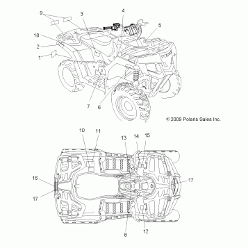 BODY, DECALS - A10LH27AX/AZ (49ATVDECAL10SP300)