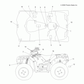 BODY, DECALS - A10ZN85AL/AQ/AX (49ATVDECAL10SP850)
