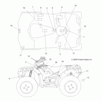 BODY, DECALS - A10ZX55AL/AT/AX (49ATVDECAL10SPXPEPS550)