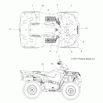 BODY, DECALS - A12MH50FF/FX/FY (49ATVDECAL12SP500F)