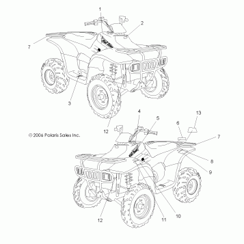 DECALS - A07CA32AA (49ATVDECALBOSS)
