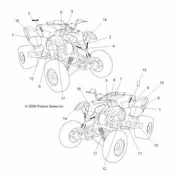 DECALS - A07GJ50AA/AB/AC (49ATVDECALPRED500)