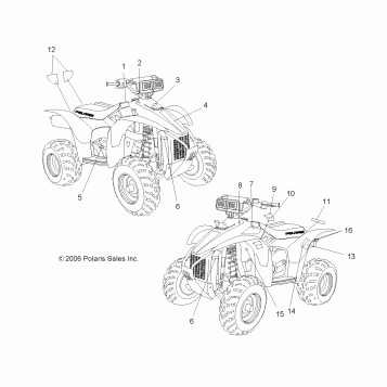 DECALS - A07BG50AA/FA (49ATVDECALSCRAM)