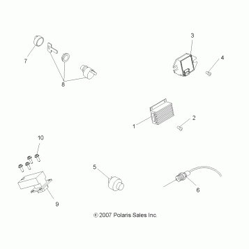 ELECTRICAL, SWITCHES and SENSORS and CONTROL MODULES - A08BA32AA (49ATVELECT08SCRAM)