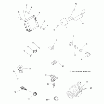 ELECTRICAL, SWITCHES and SENSORS and ECM - A09DN50AB/AZ (49ATVELECT08SPX25)