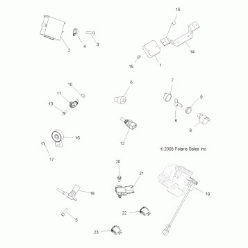 ELECTRICAL, SWITCHES and SENSORS and ECM - A08TN76AA/AQ (49ATVELECT08SPX28)