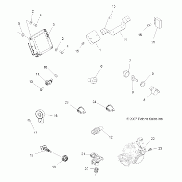 ELECTRICAL, SWITCHES and SENSORS and ECM - A08DN50EA (49ATVELECT08X2500QUAD)