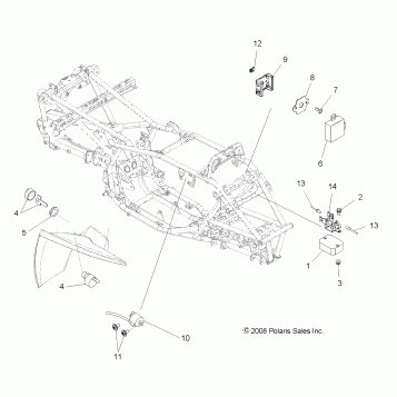 ELECTRICAL, REGULATOR, CDI and COIL - A09GP52AA (49ATVELECT09OUT525)