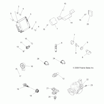 ELECTRICAL, SWITCHES and SENSORS and ECM - A09DN50EA (49ATVELECT09SP500TRGQD)