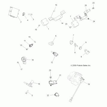ELECTRICAL, SWITCHES and SENSORS and ECM - A09DN76AB/AL/AY (49ATVELECT09SPTRG800)