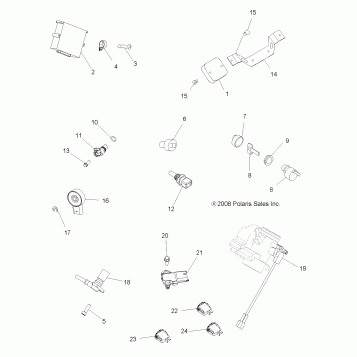 ELECTRICAL, SWITCHES and SENSORS and ECM - A09TN76AL/AX/AZ (49ATVELECT09SPX2800)