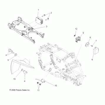 ELECTRICAL, REGULATOR, CDI and COIL - A10GJ52AA (49ATVELECT10OUT525S)