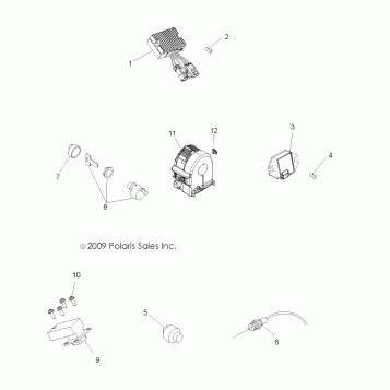 ELECTRICAL, SWITCHES and SENSORS and CONTROL MODULES - A10NG50AA (49ATVELECT10SCRAM)