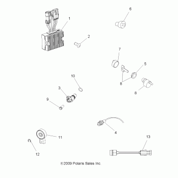 ELECTRICAL, SWITCHES, SENSORS and ECM - A11DH50AX/AZ (49ATVELECT10SP500TRG)
